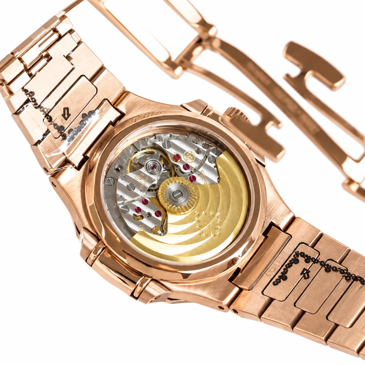 Patek Philippe Women's Rose Gold Style Automatic Watch 35.2mm