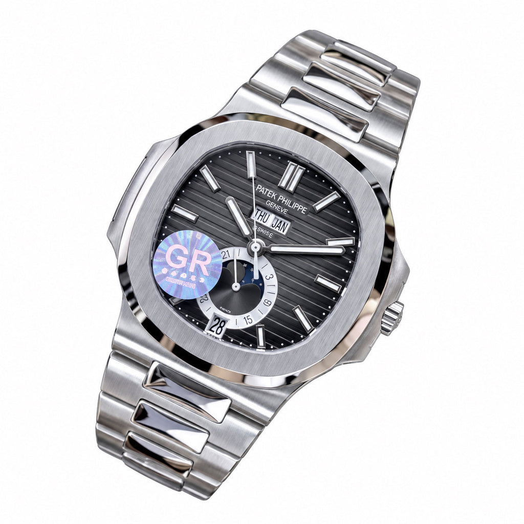 Patek Philippe Men's Moon Phase Automatic Watch 40.5mm
