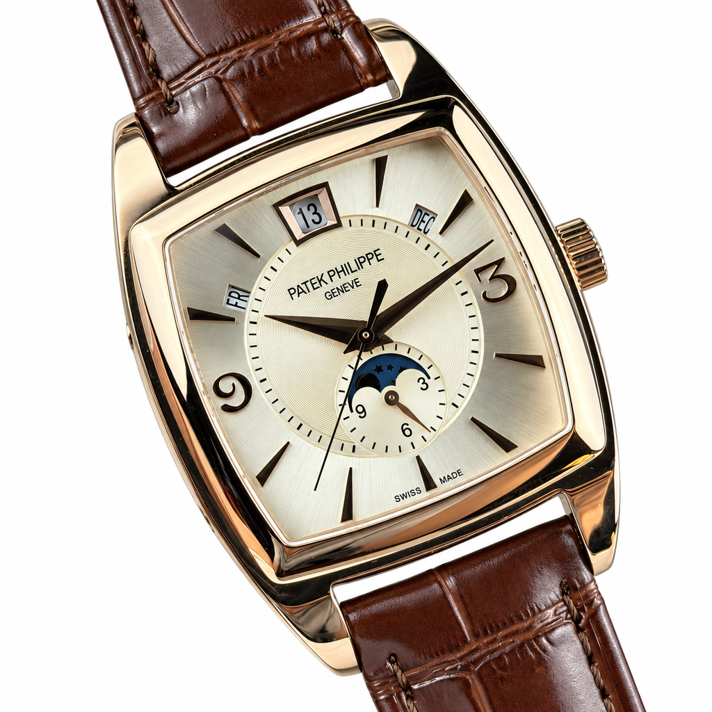 Patek Philippe Rose Gold Gondolo Annual Calendar Moon Phase