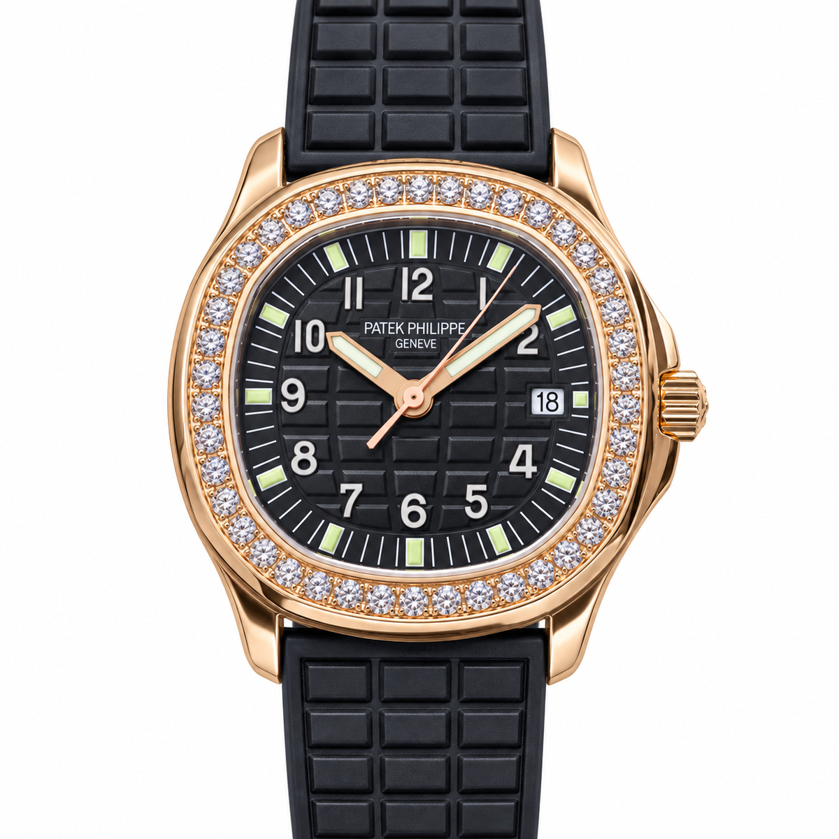 Patek Philippe Men's Officer Style Automatic Watch 35.6mm
