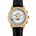 Patek Philippe Grand Complication Perpetual Calendar Chronograph 41mm Yellow Gold Diamond Bezel