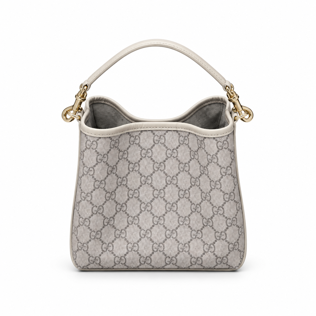 Gucci GG Supreme Small Bucket Bag with Charms