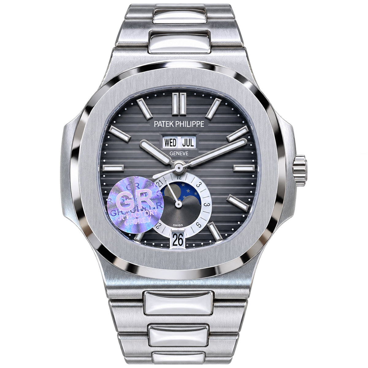Patek Philippe Men's Moon Phase Automatic Watch 40.5mm