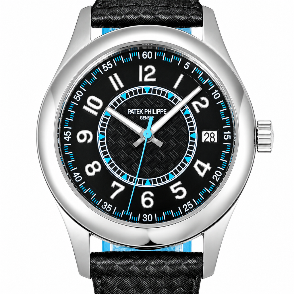 Patek Philippe Men's Black Dial Automatic Watch 40mm