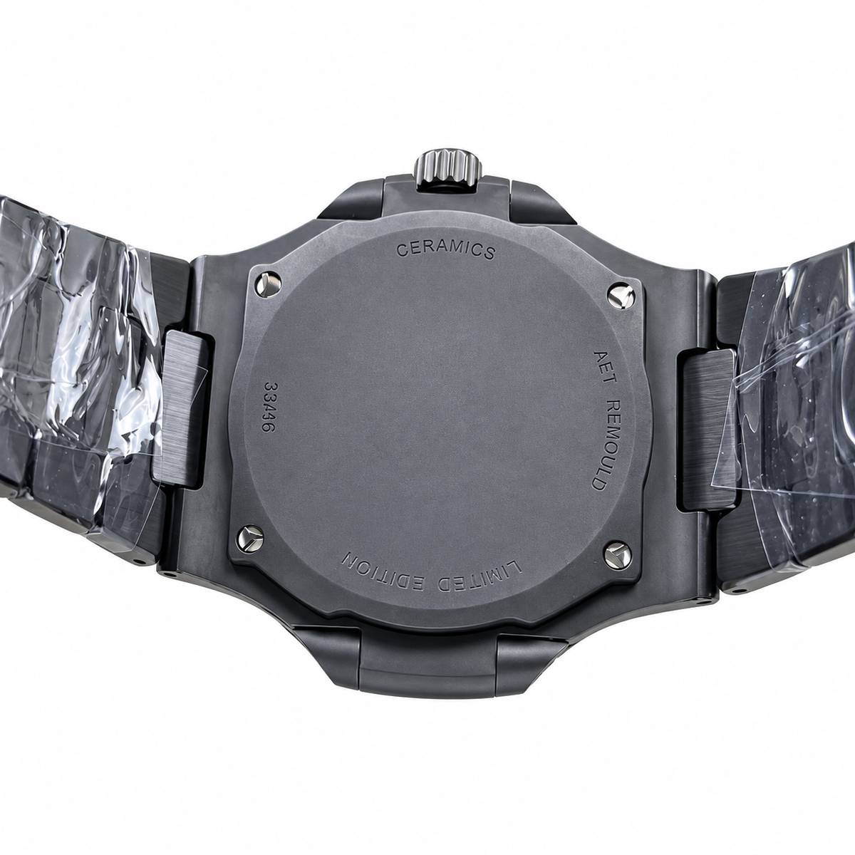 Patek Philippe Black Ceramic Nautilus Yellow Green Gradient