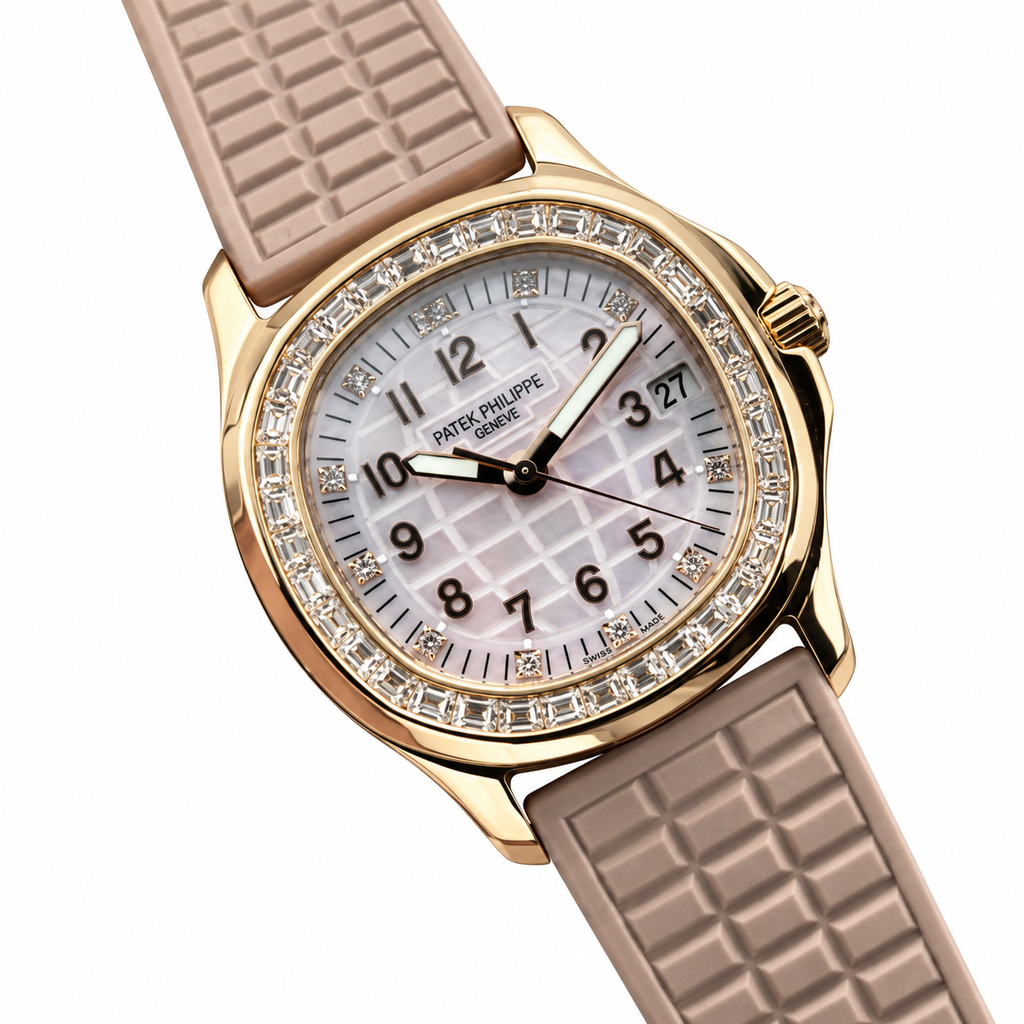 Patek Philippe Women's Diamond Bezel Automatic Watch 35.6mm