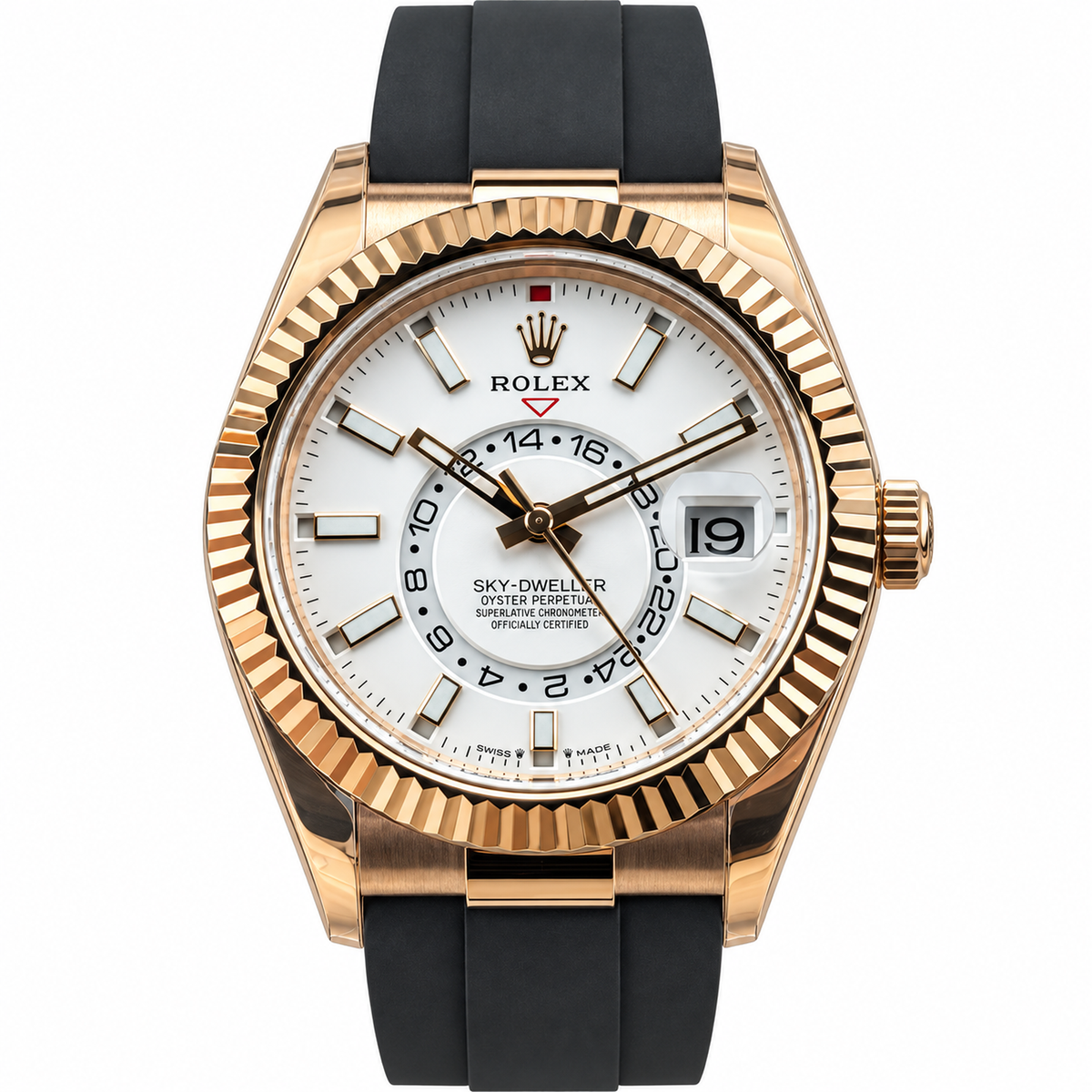 Rolex Steel Moon Phase Watch