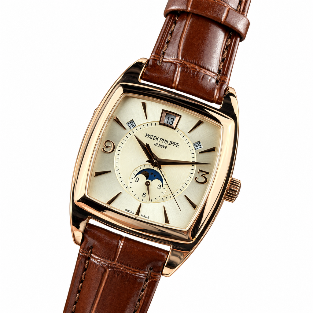 Patek Philippe Rose Gold Gondolo Annual Calendar Moon Phase