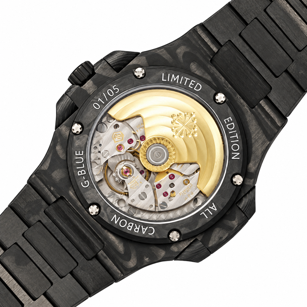 Patek Philippe Nautilus Full Carbon Orange Dial G-Blue DiW 1/5