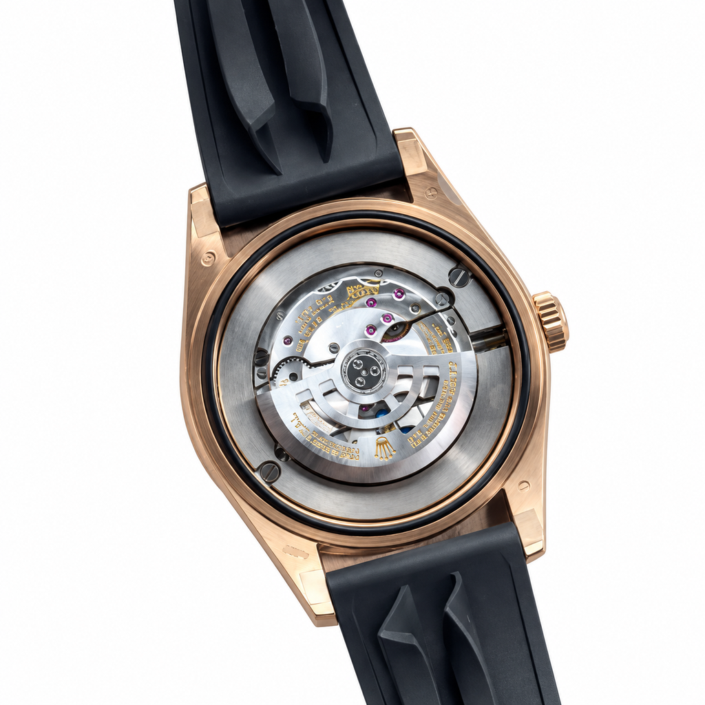 Rolex Steel Moon Phase Watch
