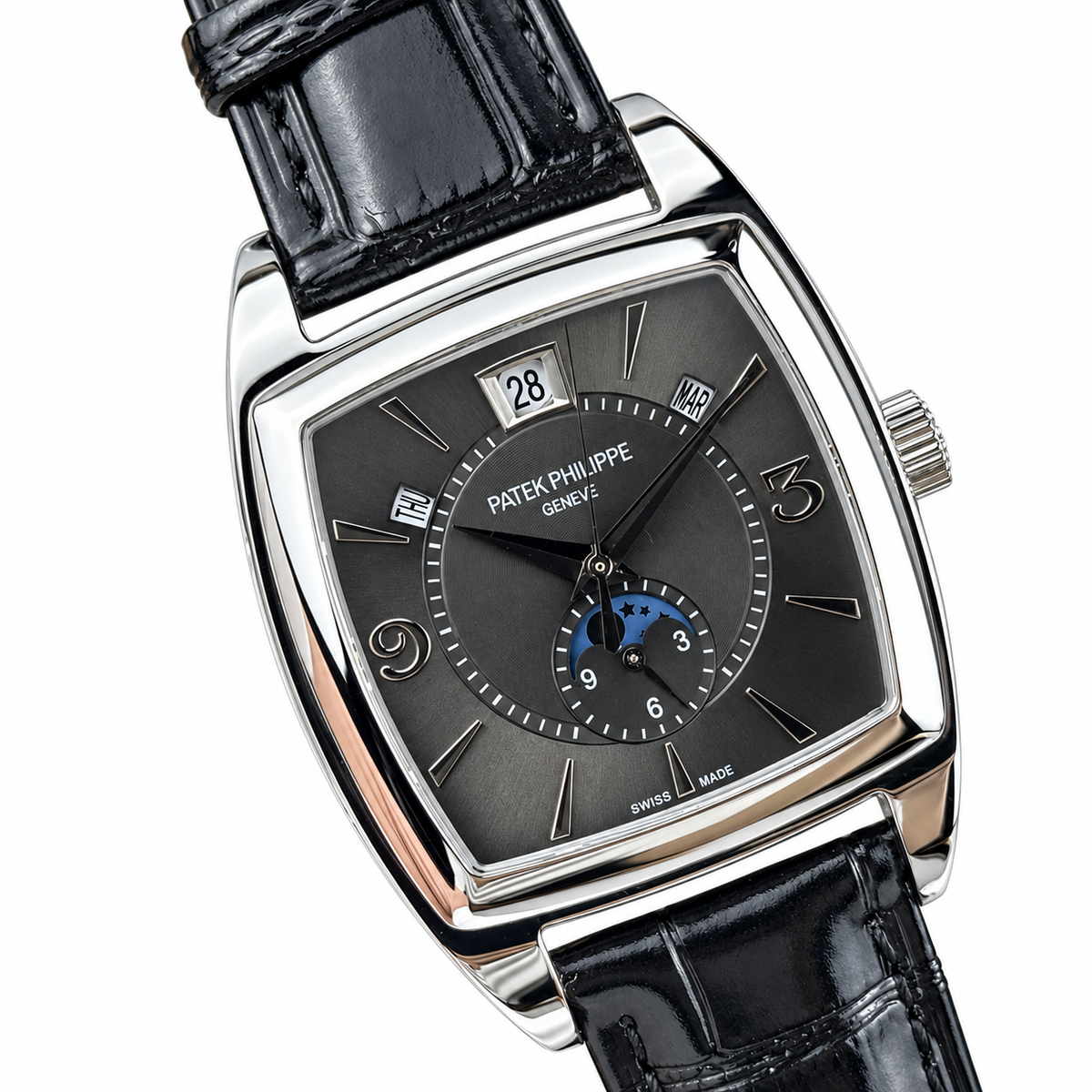 Patek Philippe White Gold Gondolo Moon Phase
