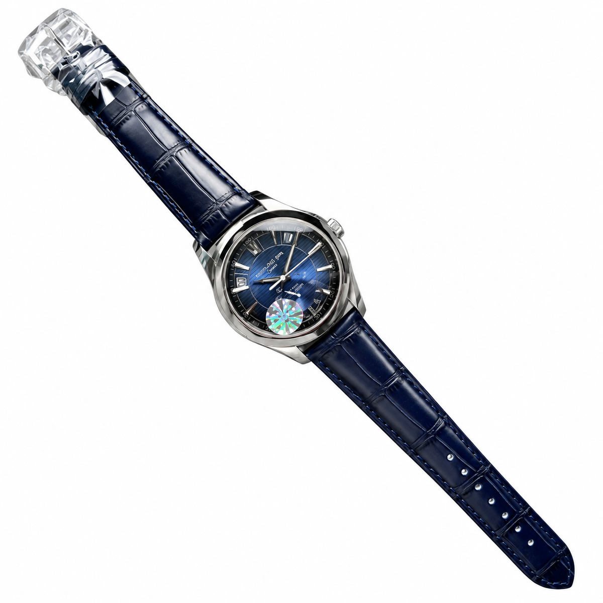 Patek Philippe Annual Calendar Moon Phase 40mm Steel Blue Sunburst Dial