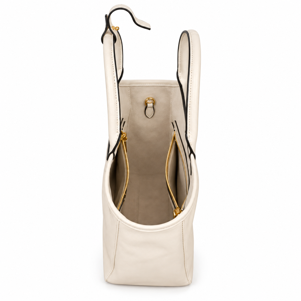 Miu Miu Leather Top Handle Bag 22 cm