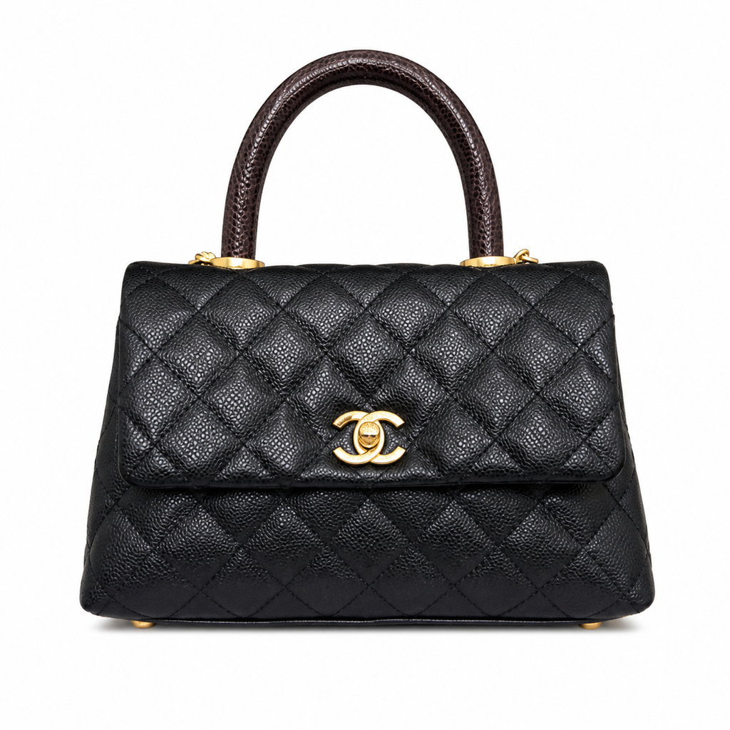 Chanel Classic CC Quilted Flap Bag | Gold Hardware & Chain — 24cm