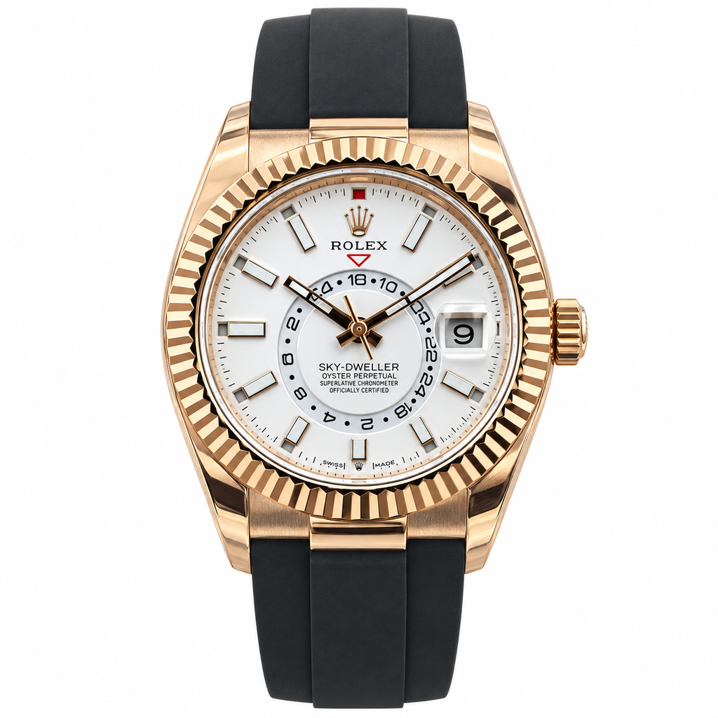 Rolex Steel Moon Phase Watch