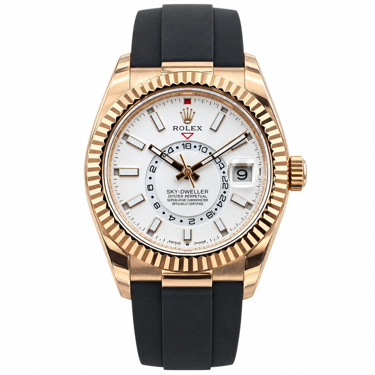 Rolex Steel Moon Phase Watch